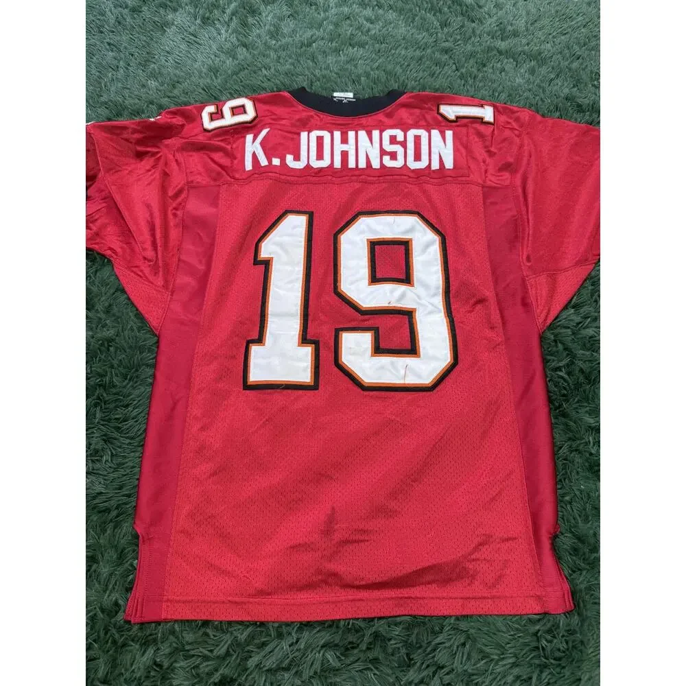 Vintage Adidas NFL Tampa Bay Buccaneers Keyshawn Johnson #19 Football Jersey